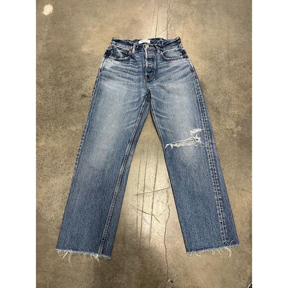 Moussy Vintage Morganfield Wide Straight Jeans size 25 - Picture 1 of 6